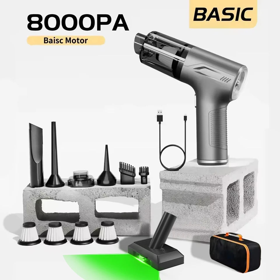 UltraPower™ 98000PA Cordless Car Vacuum – Clean Every Corner with Pro Precision