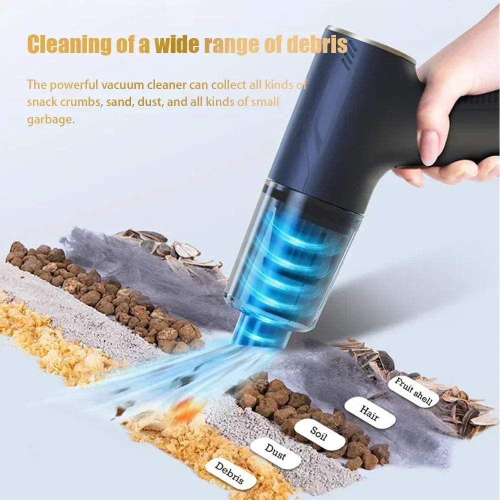 UltraPower™ 98000PA Cordless Car Vacuum – Clean Every Corner with Pro Precision