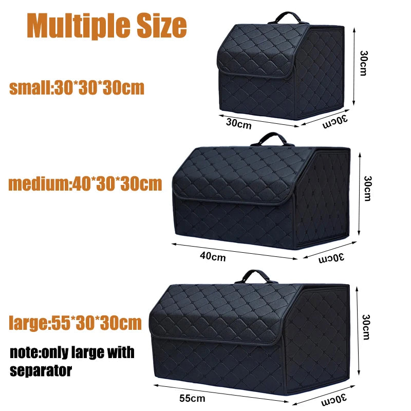 π Folding organizer for car trunk