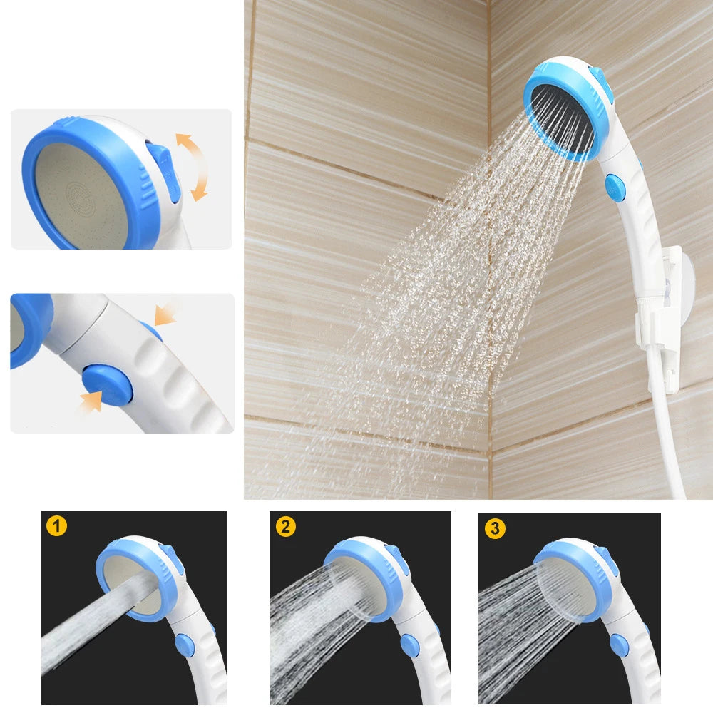 Portable outdoor shower