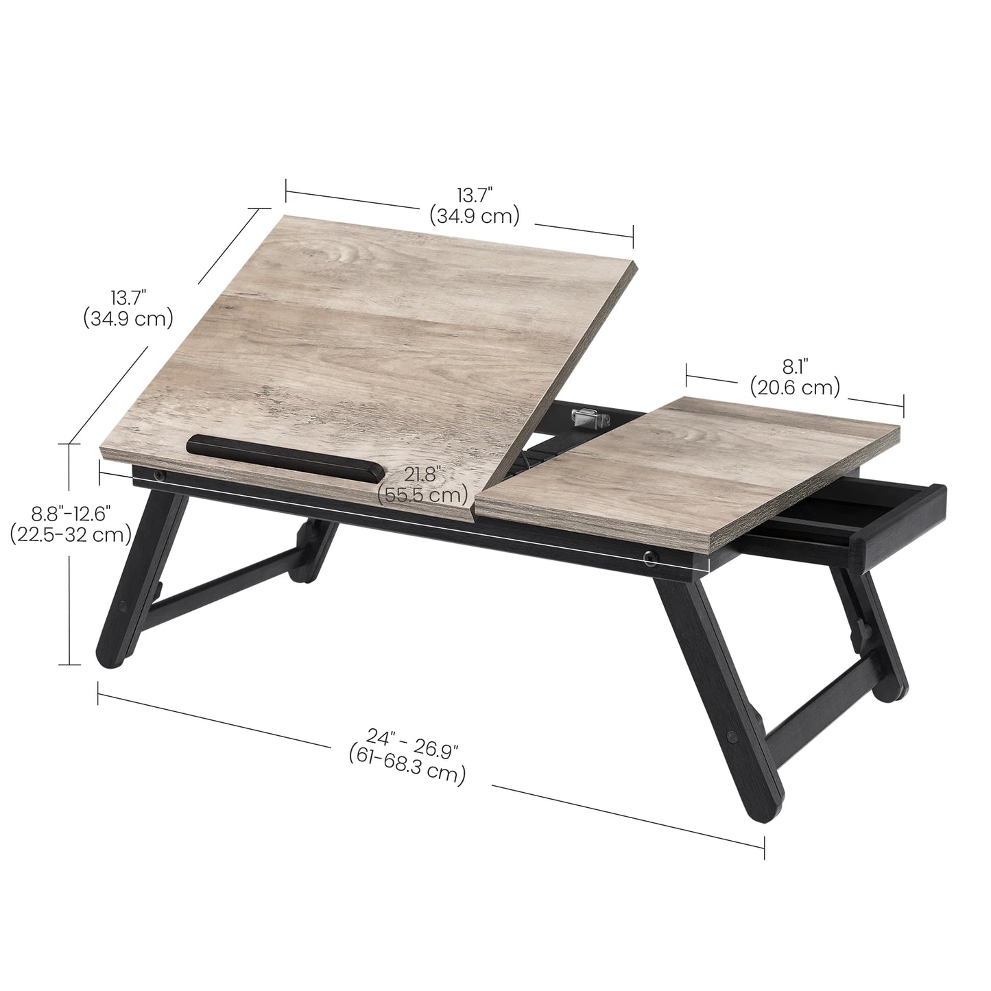 Multifunctional laptop table