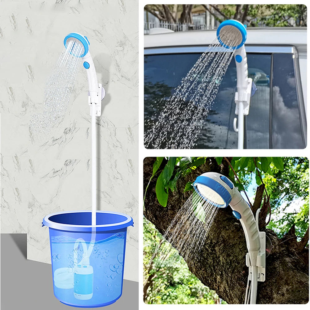 Portable outdoor shower