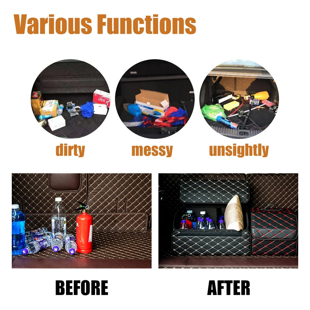 π Folding organizer for car trunk